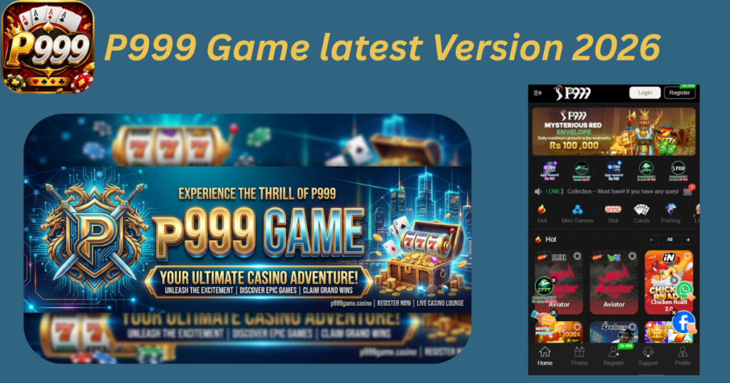 P999 game is the best online earning platform in pakistan 